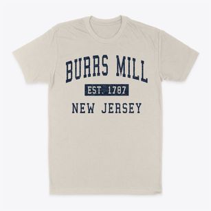 Burrs Mill New Jersey Classic Established Classic Dad T-Shirt