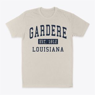 Gardere Louisiana Classic Established Classic Dad T-Shirt