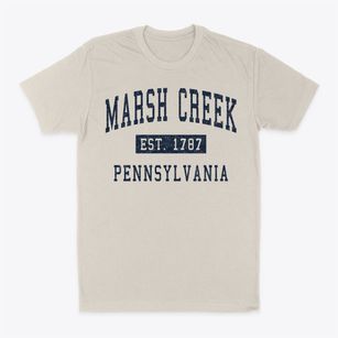 Marsh Creek Pennsylvania Classic Established Classic Dad T-Shirt