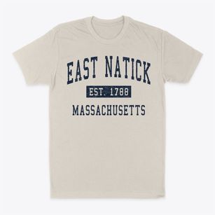 East Natick Massachusetts Classic Established Classic Dad T-Shirt