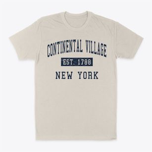 Continental Village New York Classic Established Classic Dad T-Shirt