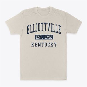 Elliottville Kentucky Classic Established Classic Dad T-Shirt