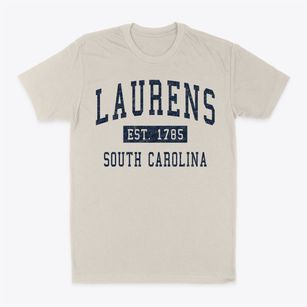Laurens South Carolina Classic Established Classic Dad T-Shirt