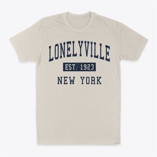 Lonelyville New York Classic Established Classic Dad T-Shirt