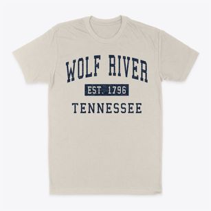 Wolf River Tennessee Classic Established Classic Dad T-Shirt