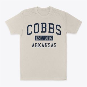 Cobbs Arkansas Classic Established Classic Dad T-Shirt