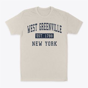 West Greenville New York Classic Established Classic Dad T-Shirt
