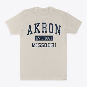 Akron Missouri Classic Established Classic Dad T-Shirt