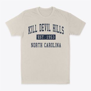 Kill Devil Hills North Carolina Classic Established Classic Dad T-Shirt