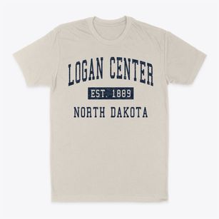 Logan Center North Dakota Classic Established Classic Dad T-Shirt