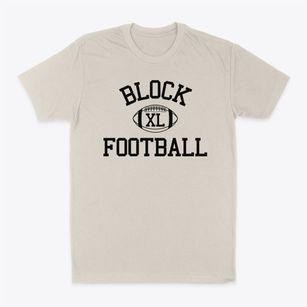 Block High School Classic Football Classic Dad T-Shirt