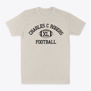 Charles C Rogers Military School Classic Football Classic Dad T-Shirt