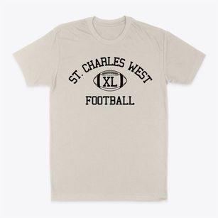 Saint Charles West High School Classic Football Classic Dad T-Shirt