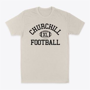 Churchill Junior High School Classic Football Classic Dad T-Shirt