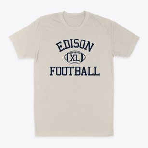 Edison High School Classic Football Classic Dad T-Shirt