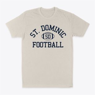 Saint Dominic School Classic Football Classic Dad T-Shirt