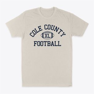 Cole County R1 School Classic Football Classic Dad T-Shirt