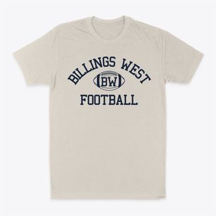 Billings West High School Classic Football Classic Dad T-Shirt