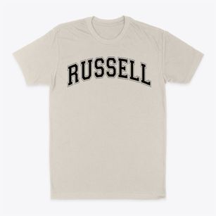 Russell Elementary School Varsity Arch Classic Dad T-Shirt
