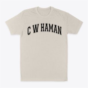 C W Haman Elementary School Varsity Arch Classic Dad T-Shirt