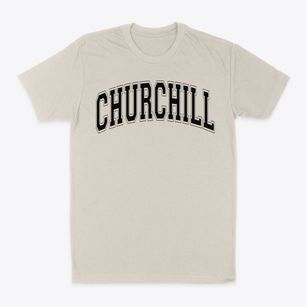 Churchill Elementary School Varsity Arch Classic Dad T-Shirt