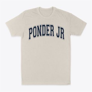 Ponder Jr High School Varsity Arch Classic Dad T-Shirt