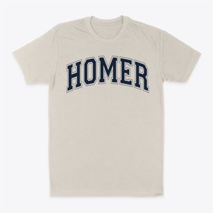 Homer High School Varsity Arch Classic Dad T-Shirt