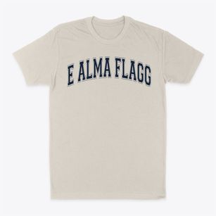 E Alma Flagg Elementary School Varsity Arch Classic Dad T-Shirt
