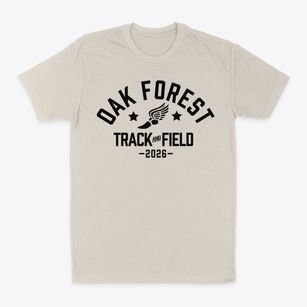 Oak Forest Elementary School Track and Field Classic Dad T-Shirt