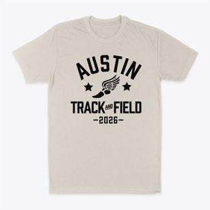 Austin Montessori Elementary School Track and Field Classic Dad T-Shirt