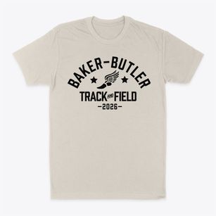 Baker-butler Elementary School Track and Field Classic Dad T-Shirt
