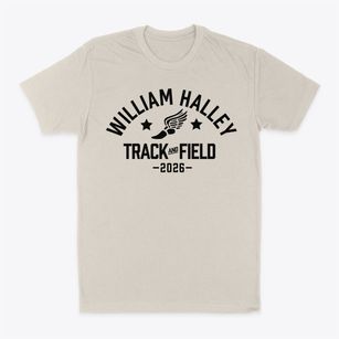 William Halley Elementary School Track and Field Classic Dad T-Shirt