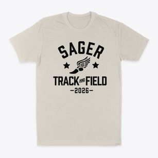 Sager Middle School Track and Field Classic Dad T-Shirt