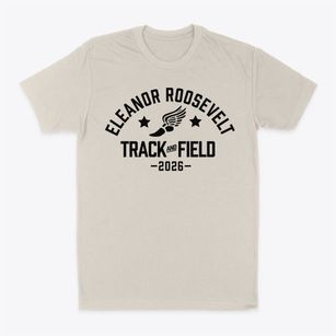 Eleanor Roosevelt Elementary School Track and Field Classic Dad T-Shirt