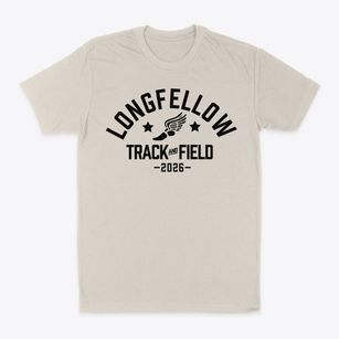 Longfellow Elementary School Track and Field Classic Dad T-Shirt