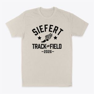 Siefert School Track and Field Classic Dad T-Shirt