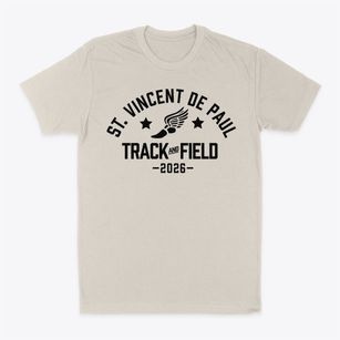 Saint Vincent De Paul School Track and Field Classic Dad T-Shirt