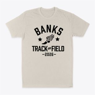 Banks Middle School Track and Field Classic Dad T-Shirt