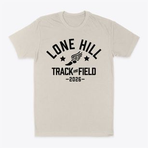 Lone Hill Elementary School Track and Field Classic Dad T-Shirt
