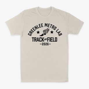Greenlee Metro Elementary Lab School Track and Field Classic Dad T-Shirt
