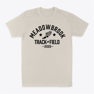 Meadowbrook Elementary School Track and Field Classic Dad T-Shirt