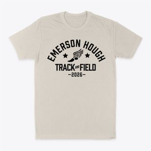 Emerson Hough Elementary School Track and Field Classic Dad T-Shirt