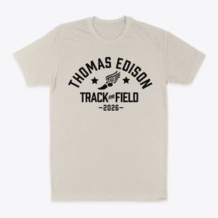 Thomas Edison Elementary School Track and Field Classic Dad T-Shirt