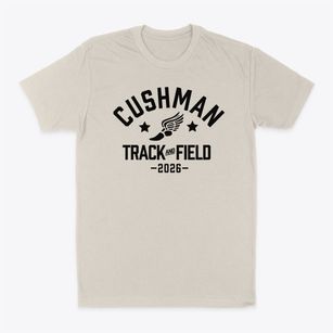 Cushman School Track and Field Classic Dad T-Shirt