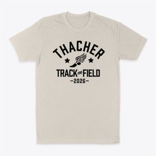 Thacher Montessori School Track and Field Classic Dad T-Shirt