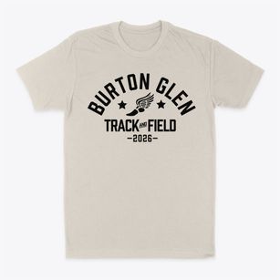 Burton Glen Charter Academy Track and Field Classic Dad T-Shirt