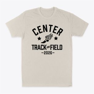 Center Elementary School Track and Field Classic Dad T-Shirt