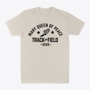 Mary Queen Of Peace School Track and Field Classic Dad T-Shirt