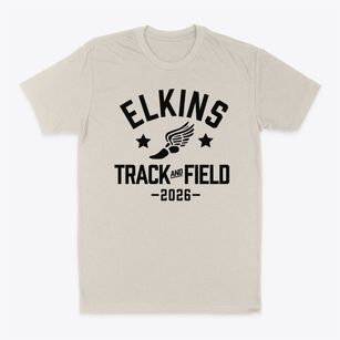 Elkins Elementary School Track and Field Classic Dad T-Shirt