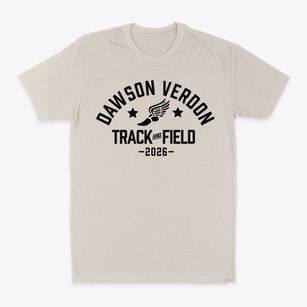 Dawson Verdon Consolidated School Track and Field Classic Dad T-Shirt